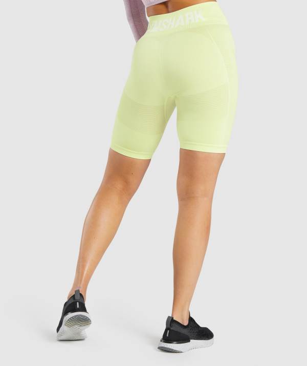 Damske Šortky Gymshark Flex Cycling Svetlo Zelene | EH7852104
